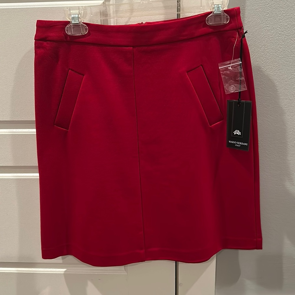 Red Italian Skirt- Mario Serrano
